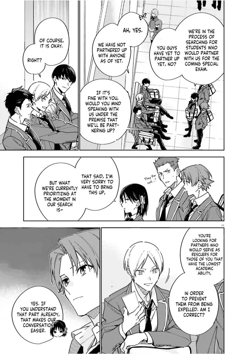 Classroom of the Elite - 2nd Year Chapter 4 page 11