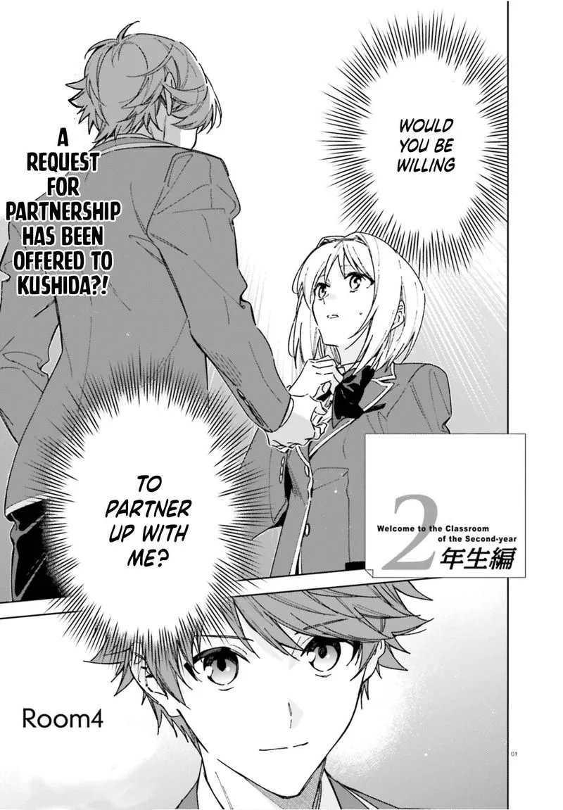 Classroom of the Elite - 2nd Year Chapter 4 page 1