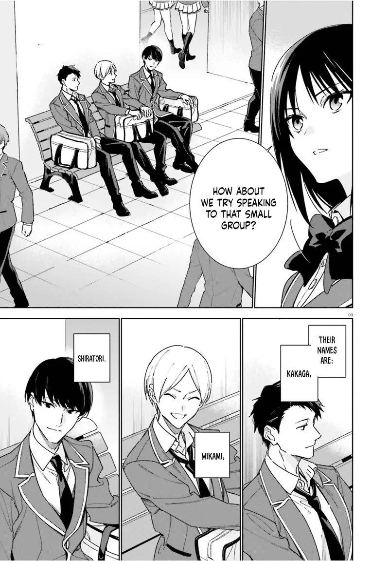 Classroom of the Elite - 2nd Year Chapter 4 page 9