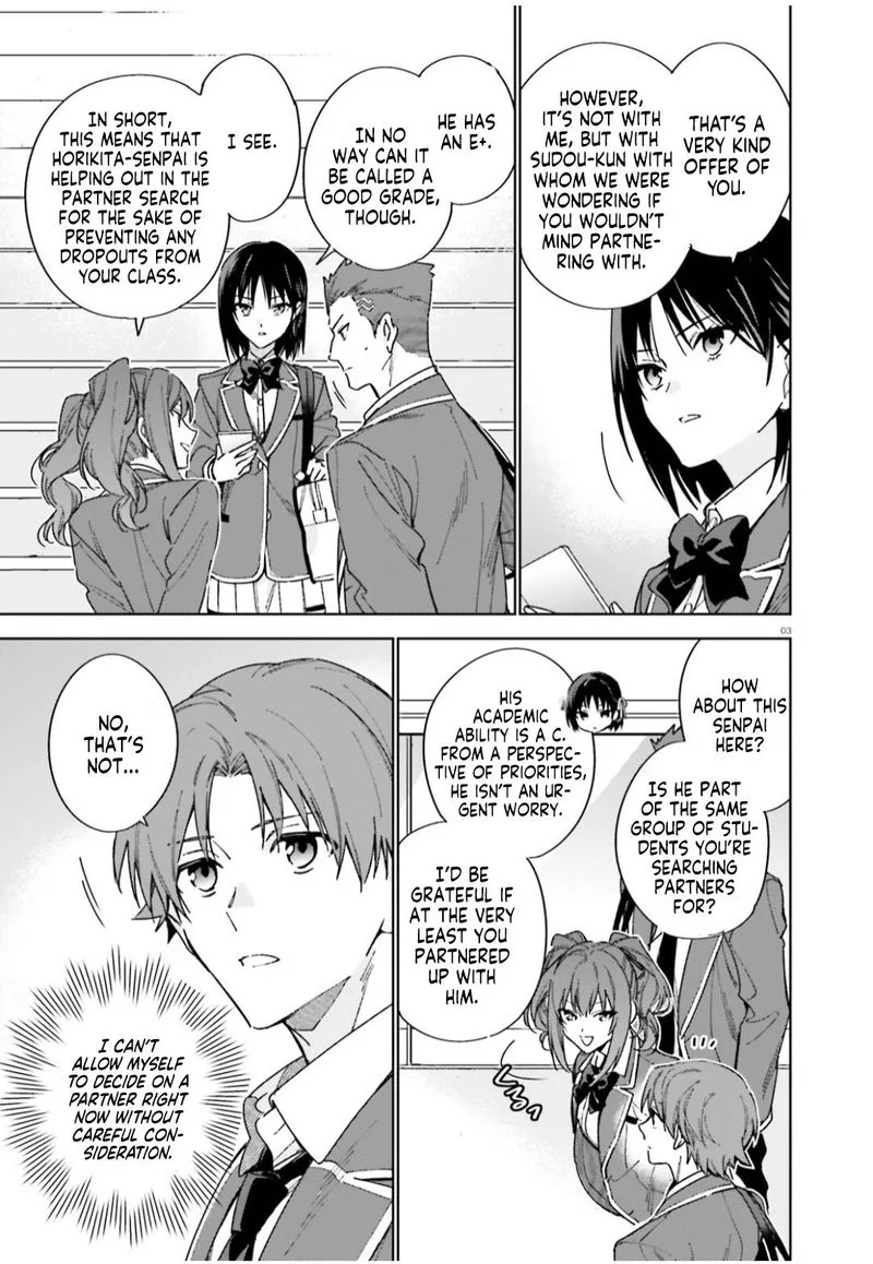 Classroom of the Elite - 2nd Year Chapter 5 page 3