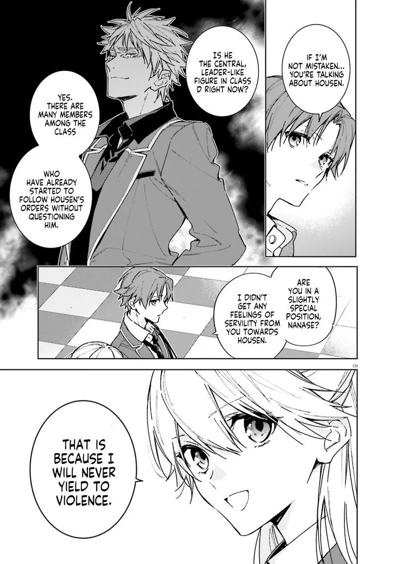 Classroom of the Elite - 2nd Year Chapter 6 page 9