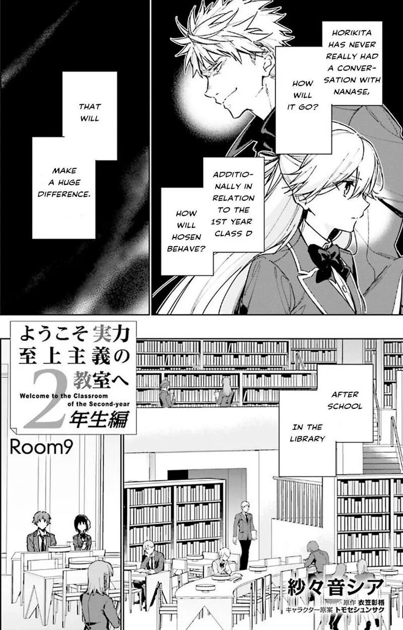 Classroom of the Elite - 2nd Year Chapter 9 page 2