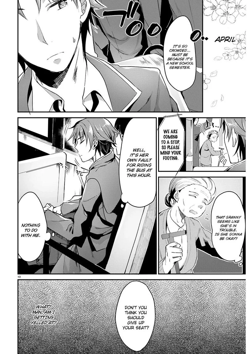 Classroom of the Elite Chapter 1 page 10