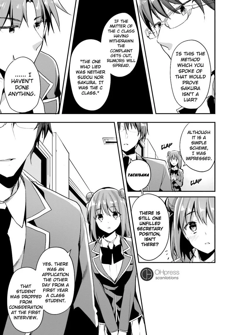 Classroom of the Elite Chapter 15 page 27