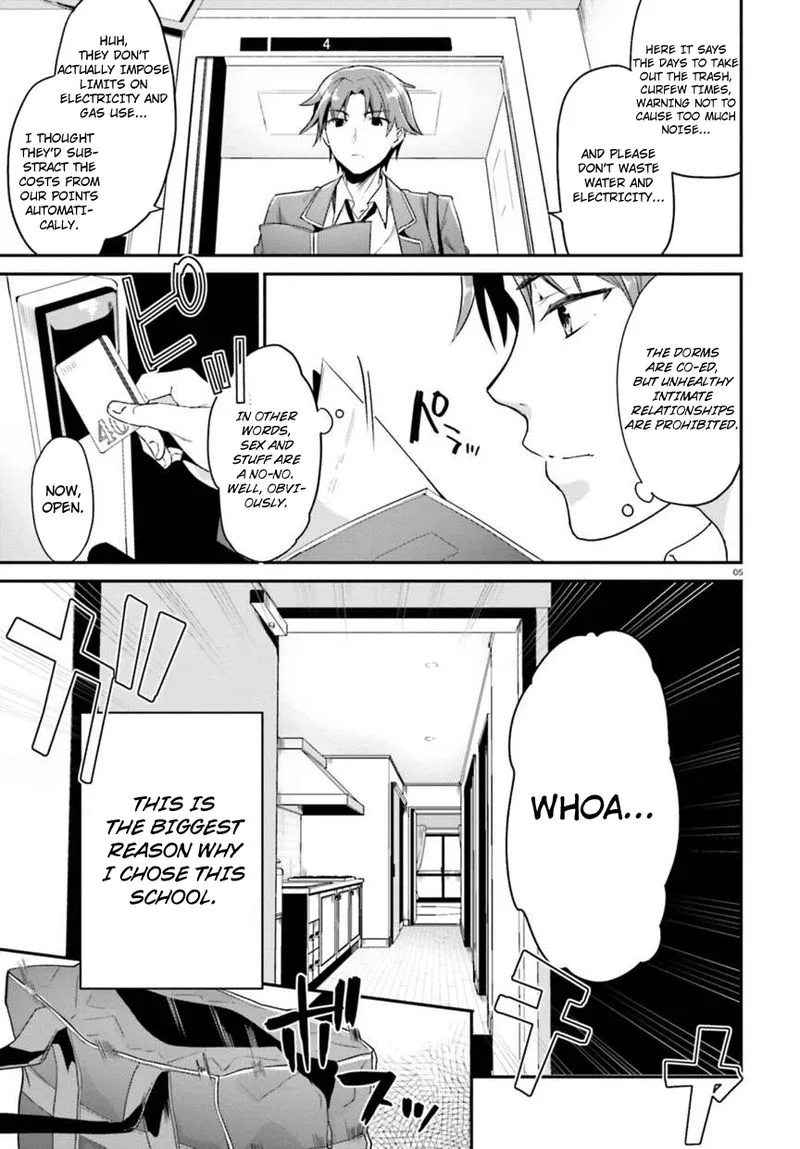 Classroom of the Elite Chapter 2 page 5
