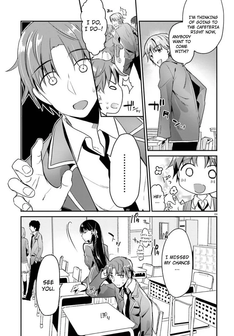 Classroom of the Elite Chapter 2 page 9
