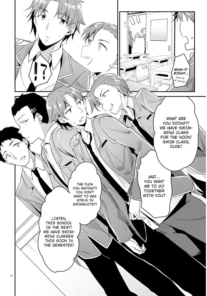 Classroom of the Elite Chapter 3 page 18