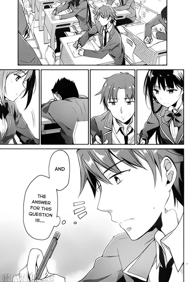 Classroom of the Elite Chapter 4 page 1
