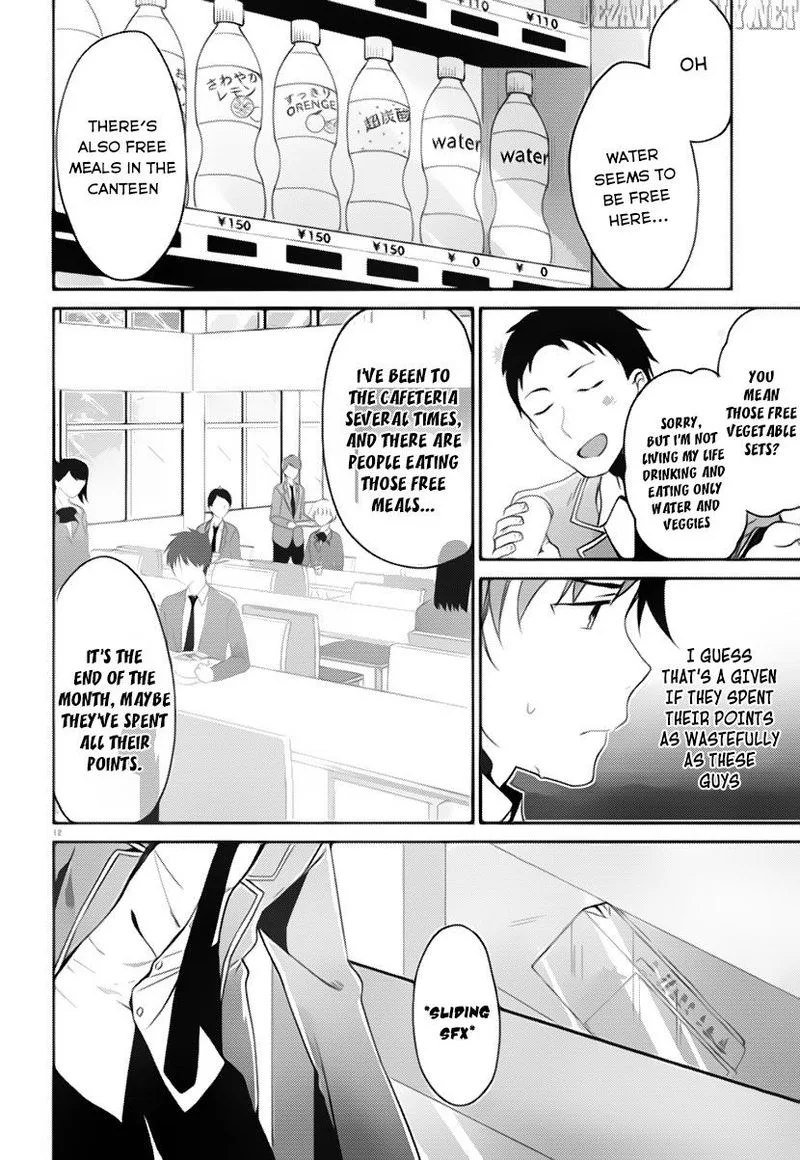 Classroom of the Elite Chapter 4 page 12