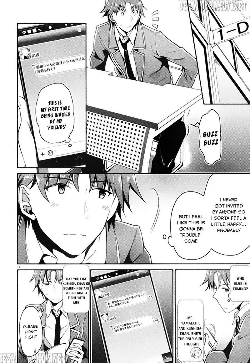 Classroom of the Elite Chapter 4 page 14