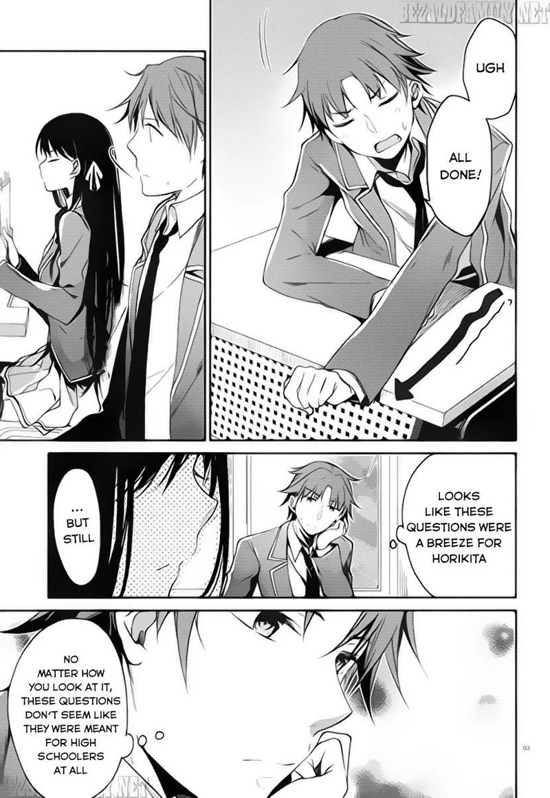 Classroom of the Elite Chapter 4 page 3