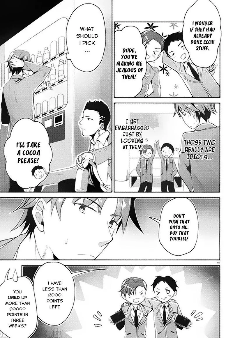 Classroom of the Elite Chapter 4 page 9