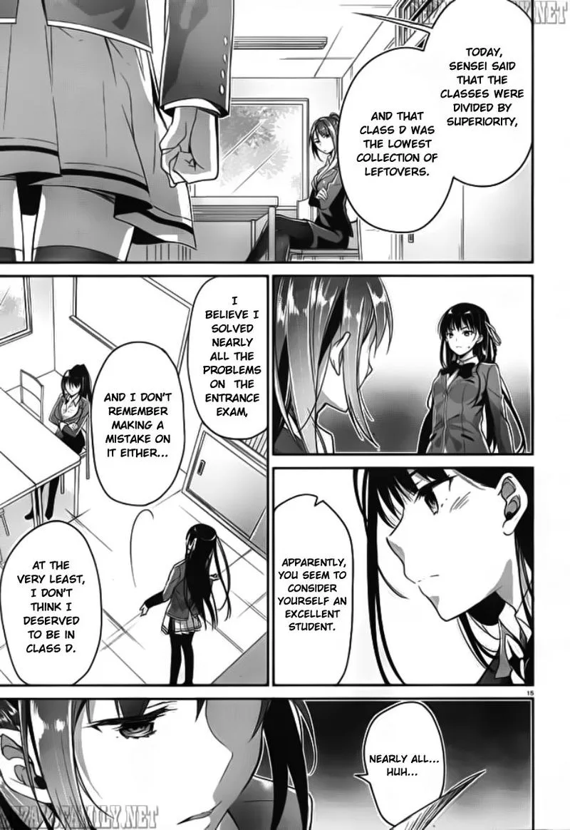 Classroom of the Elite Chapter 5 page 15