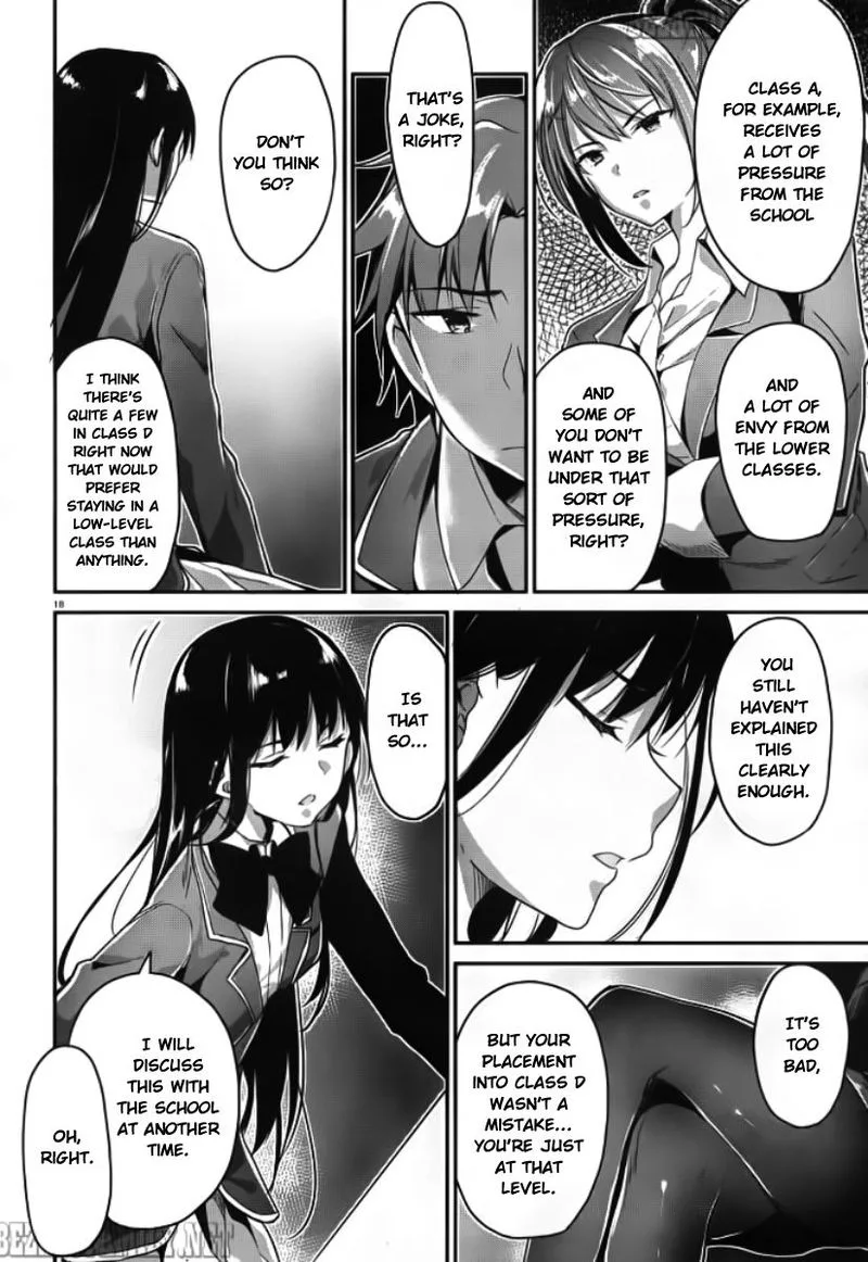 Classroom of the Elite Chapter 5 page 18