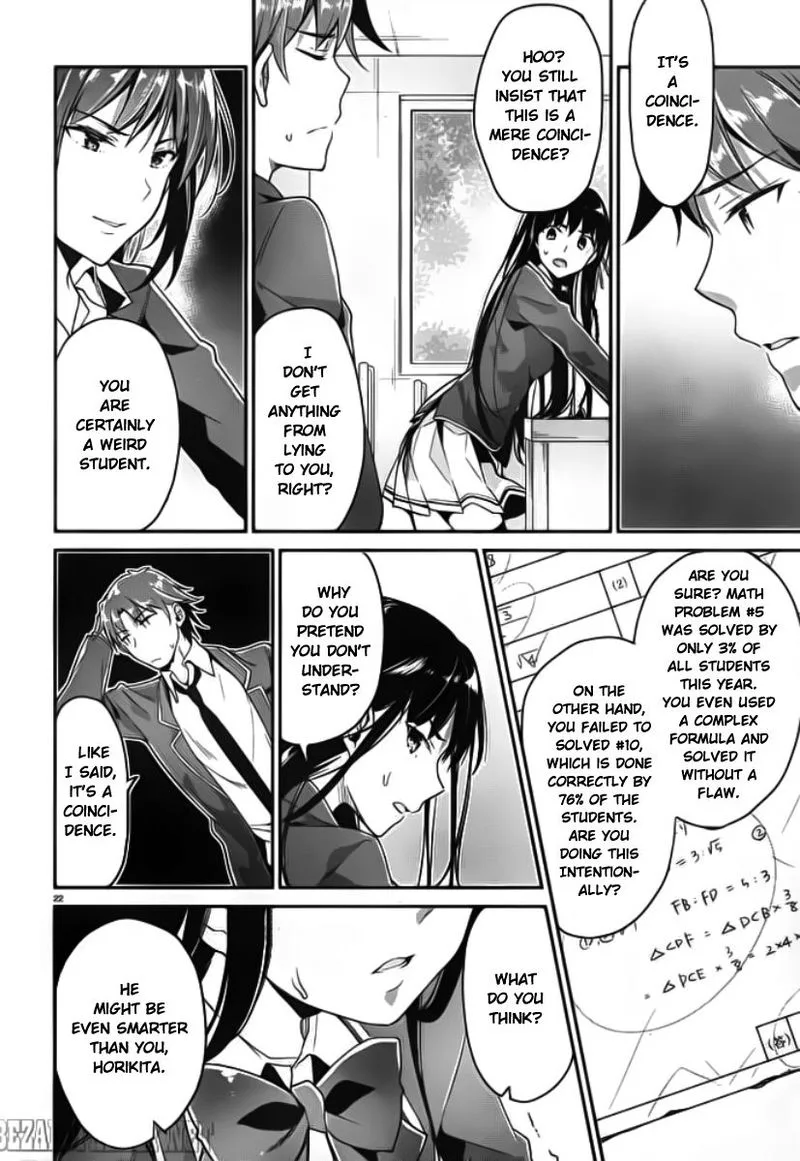 Classroom of the Elite Chapter 5 page 22