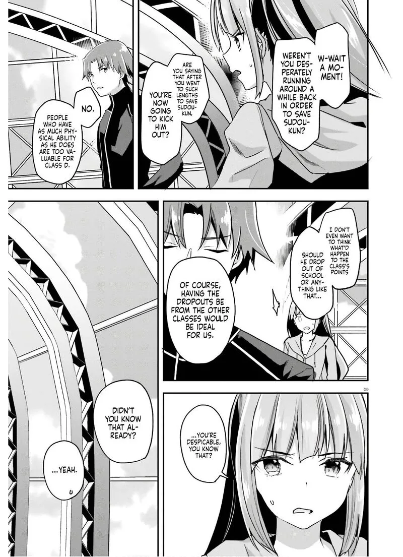 Classroom of the Elite Chapter 55 page 9