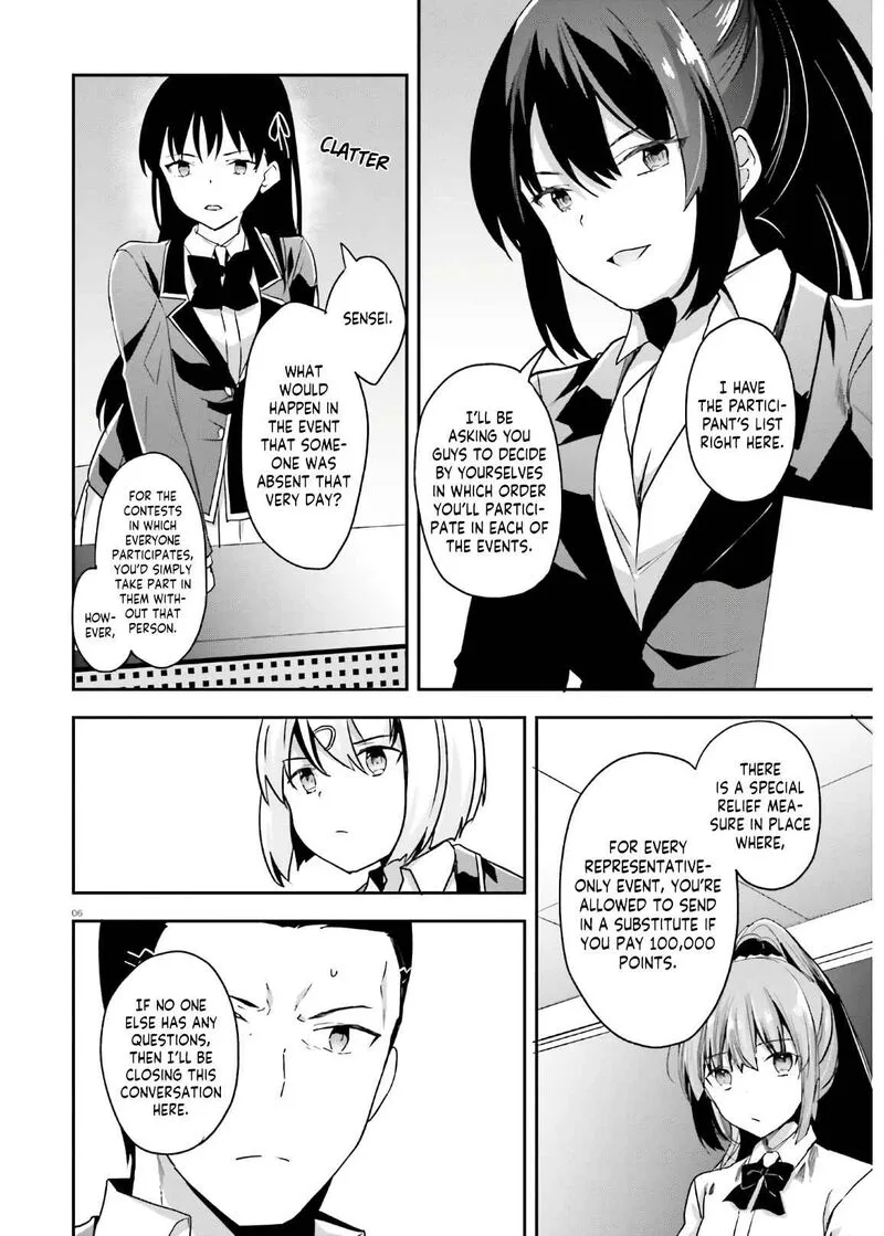 Classroom of the Elite Chapter 57 page 6