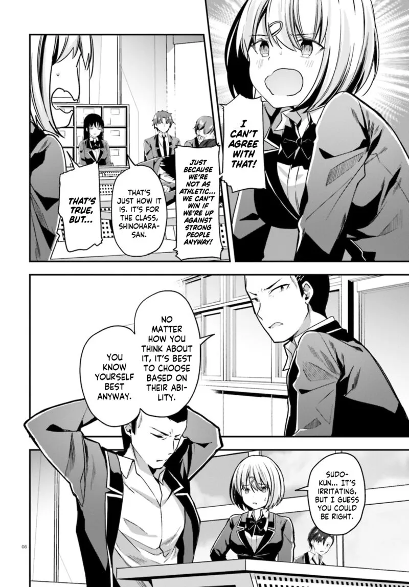 Classroom of the Elite Chapter 58 page 8