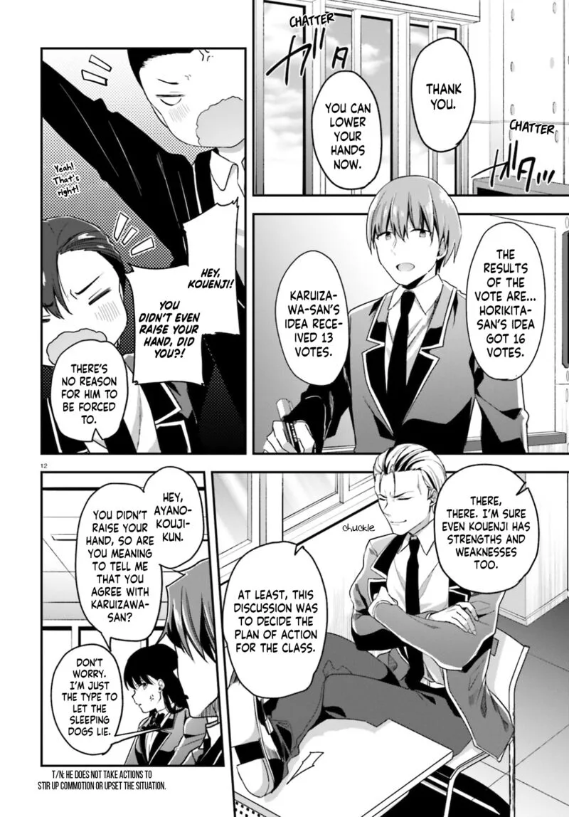 Classroom of the Elite Chapter 58 page 12