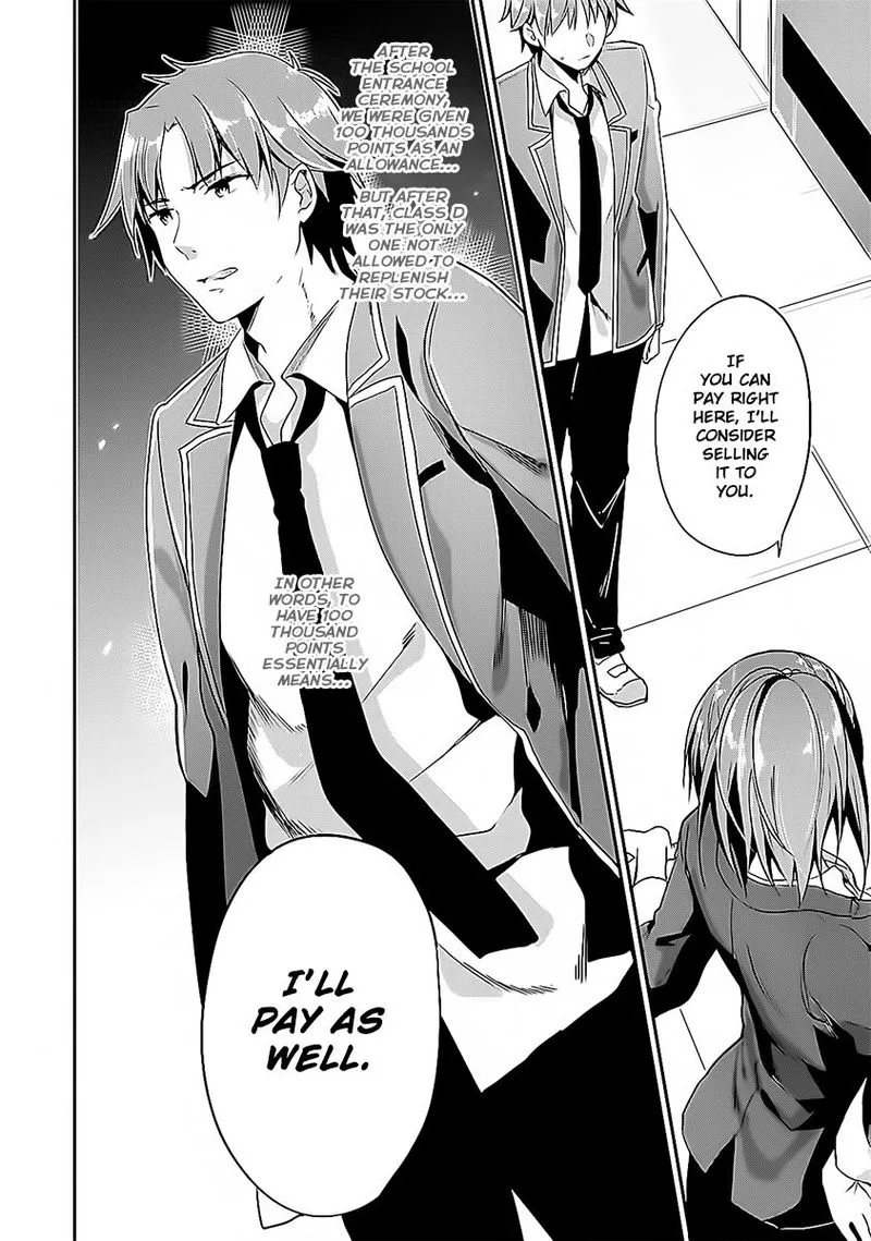 Classroom of the Elite Chapter 8 page 10