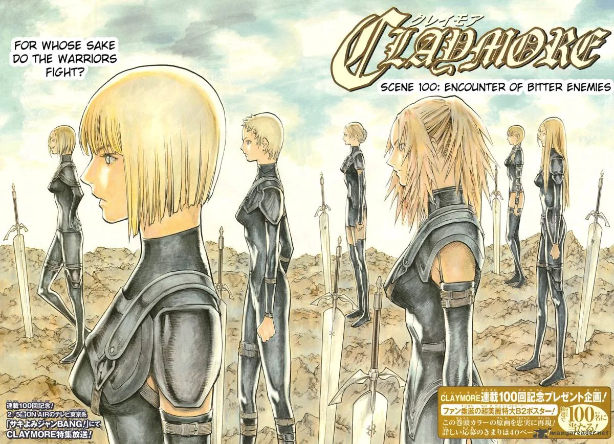 Claymore Chapter 100 page 1
