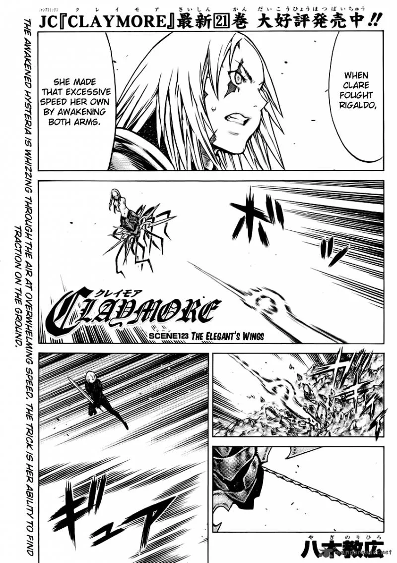 Claymore Chapter 123 page 1