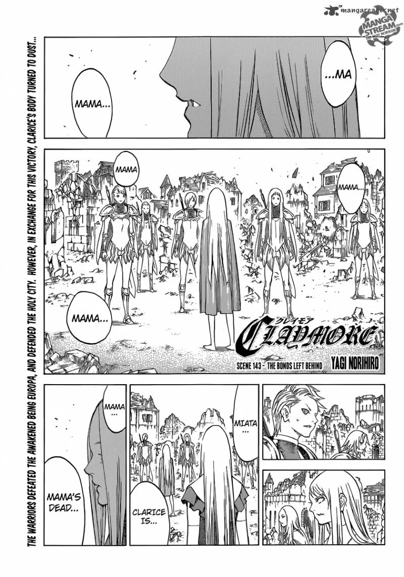 Claymore Chapter 143 page 1