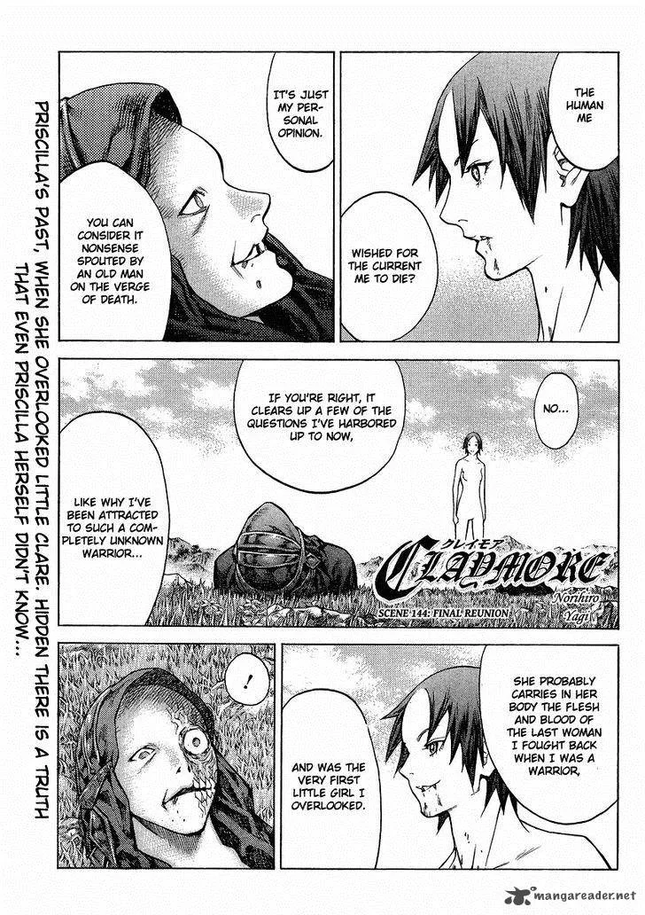 Claymore Chapter 144 page 1
