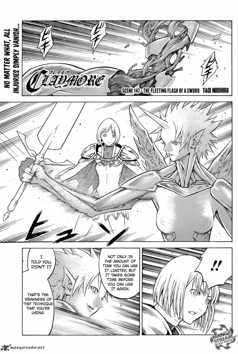 Claymore Chapter 147 page 1