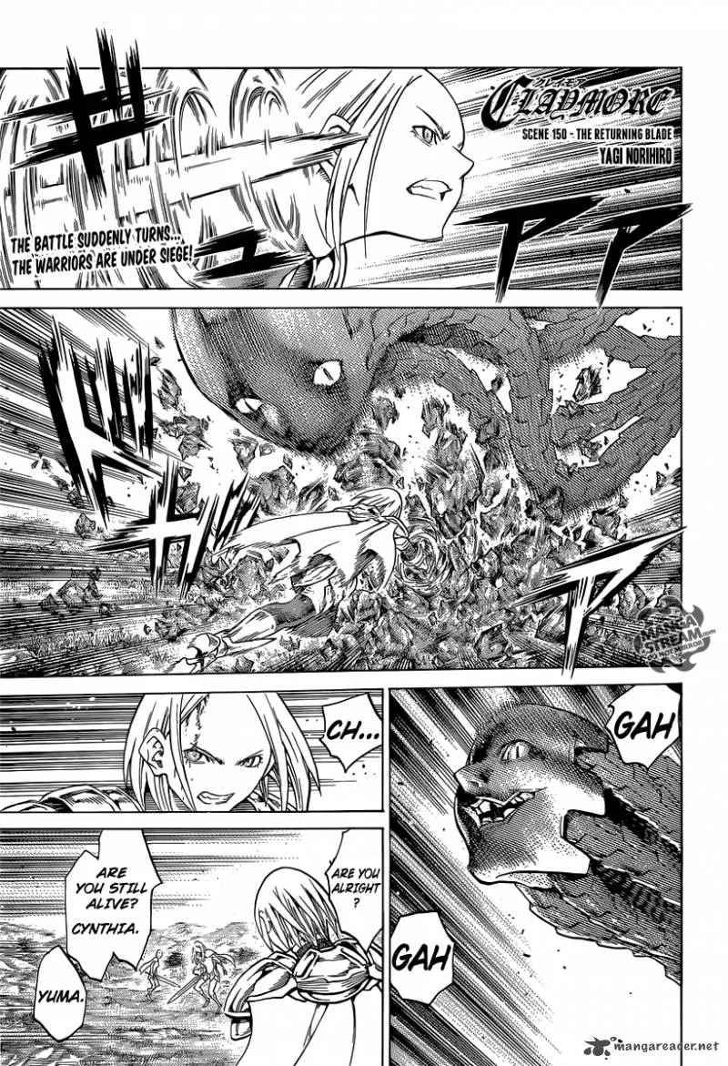 Claymore Chapter 150 page 1