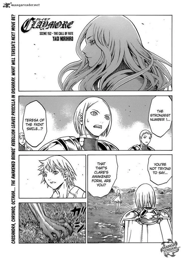 Claymore Chapter 152 page 1