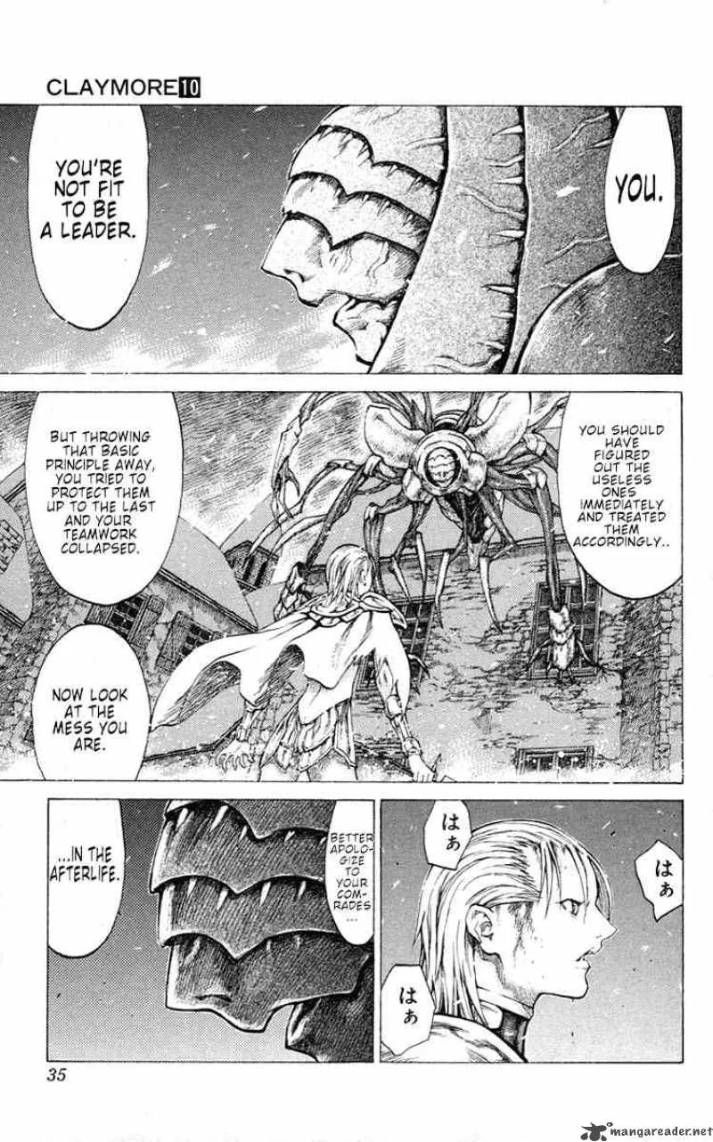 Claymore Chapter 52 page 35