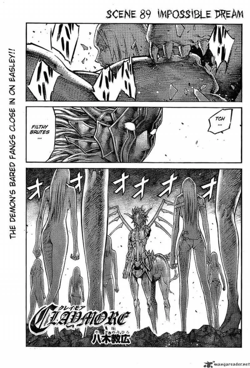 Claymore Chapter 89 page 1