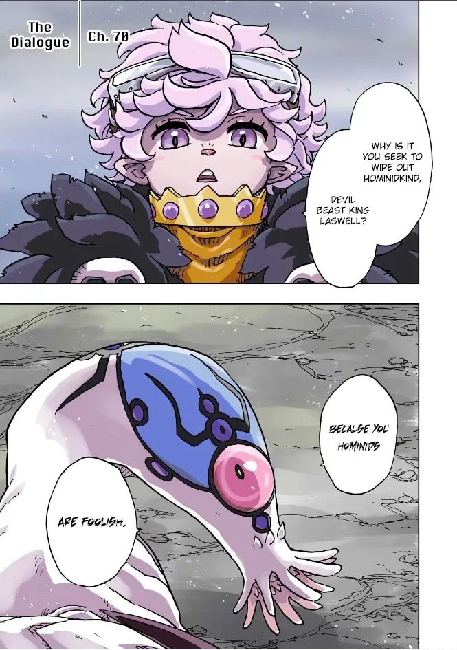 Clevatess - The King of Devil Beasts, The Baby and the Brave of Undead Chapter 70 page 1