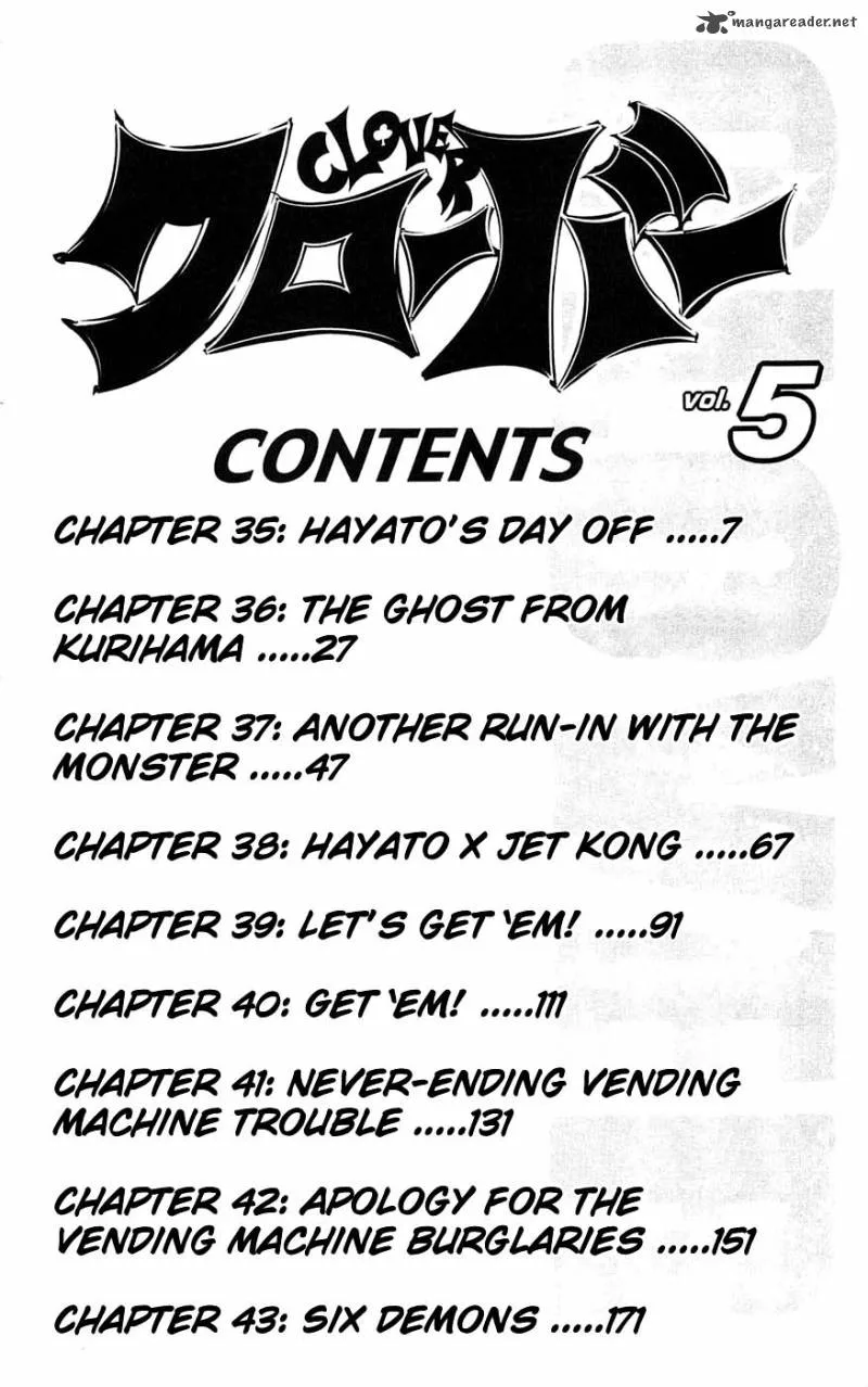 Clover (TETSUHIRO Hirakawa) Chapter 35 page 8