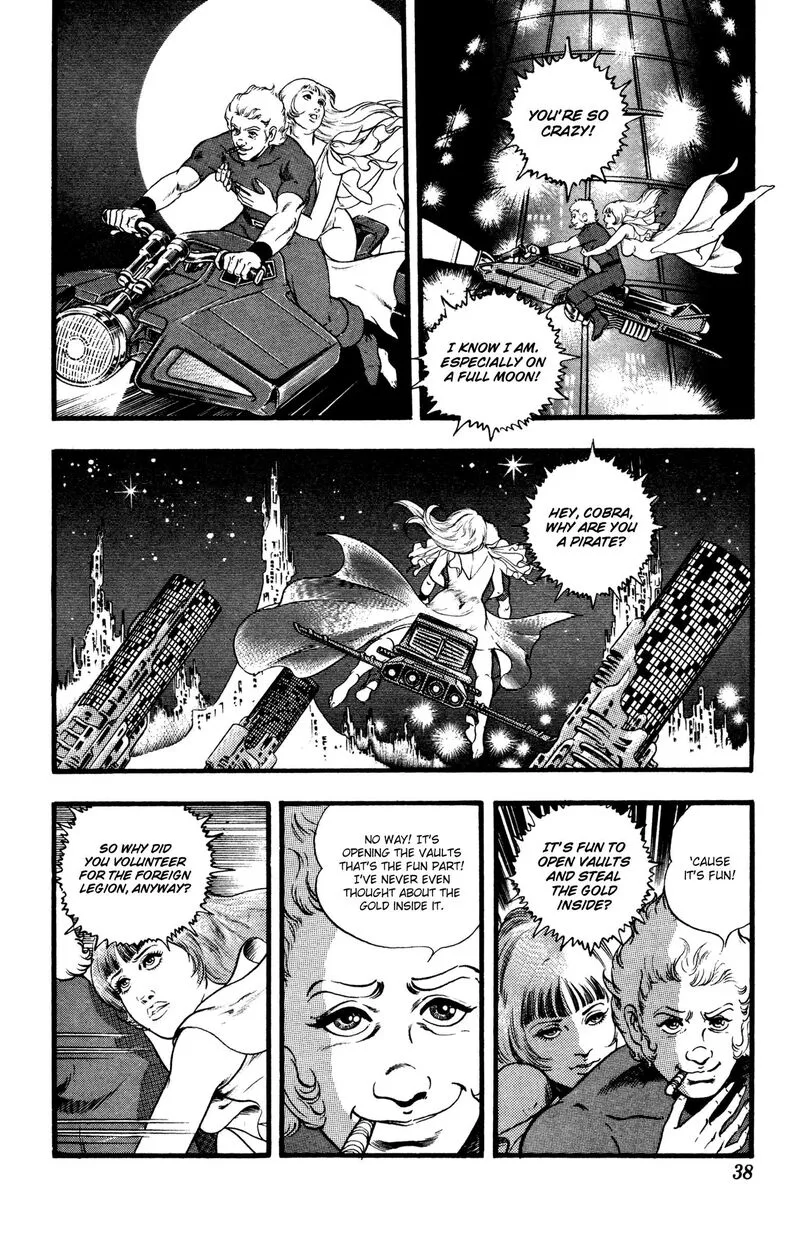Cobra: The Space Pirate Chapter 27 page 37