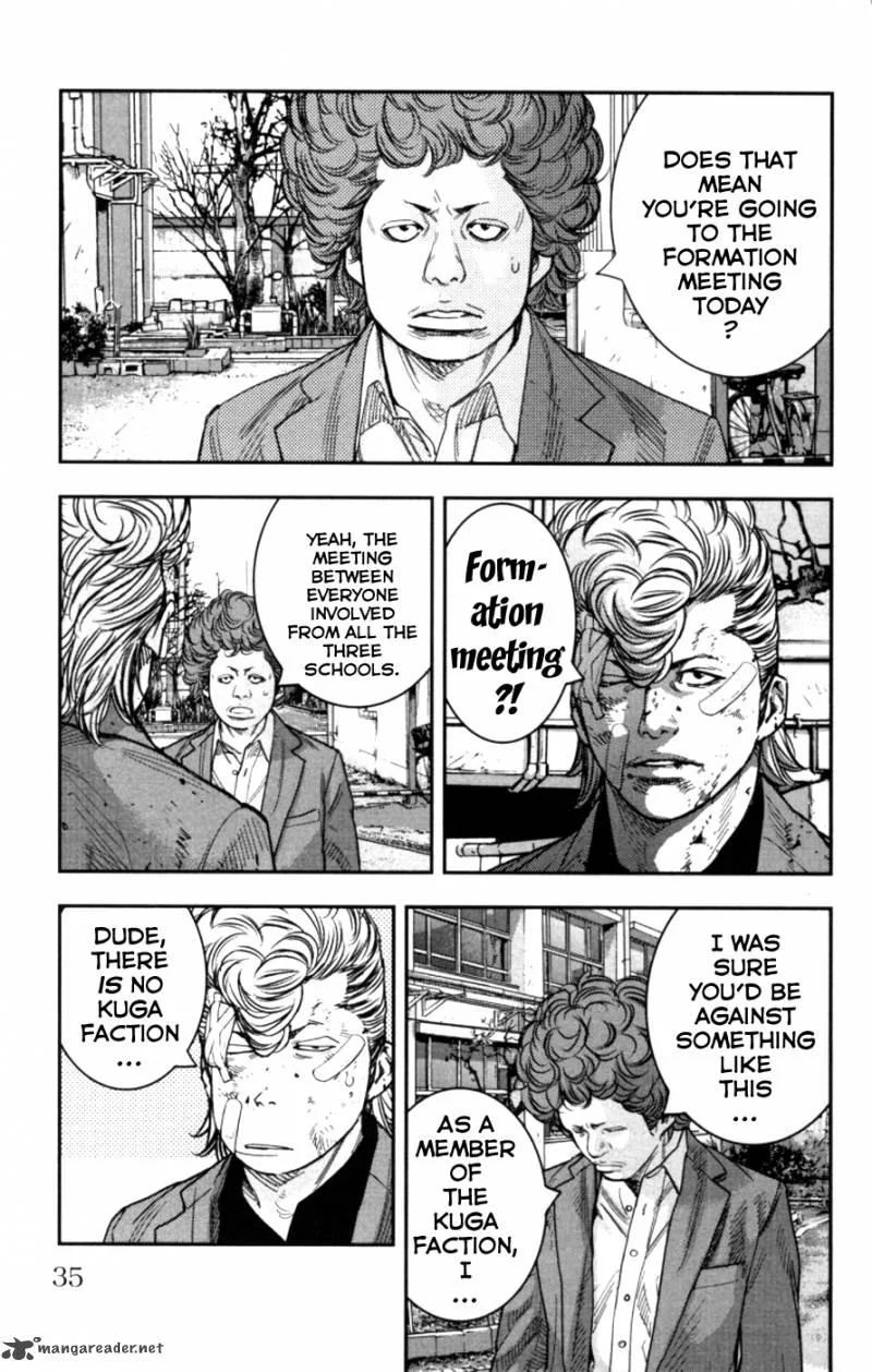 Crows Zero II - Suzuran x Houen Chapter 9 page 34