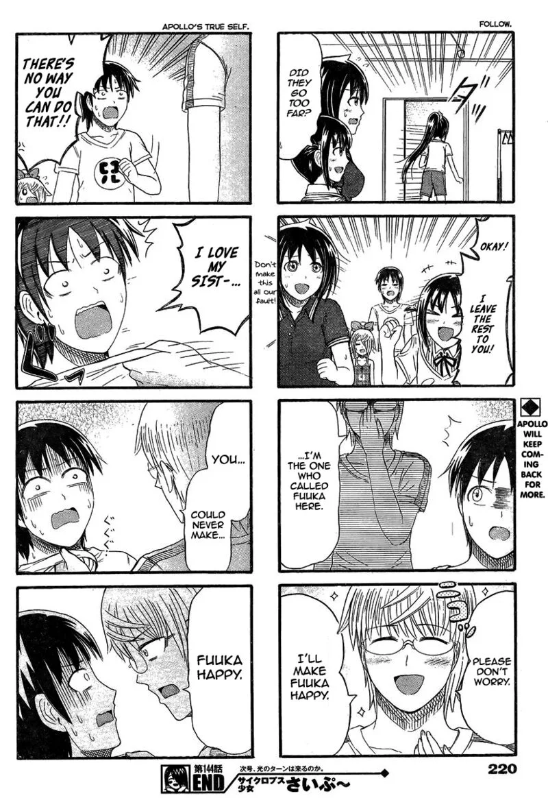 Cyclops Shoujo Saipu Chapter 144 page 4