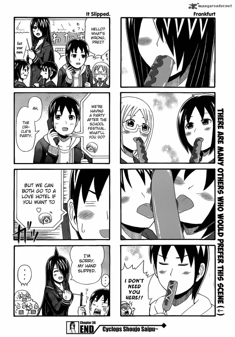 Cyclops Shoujo Saipu Chapter 36 page 4