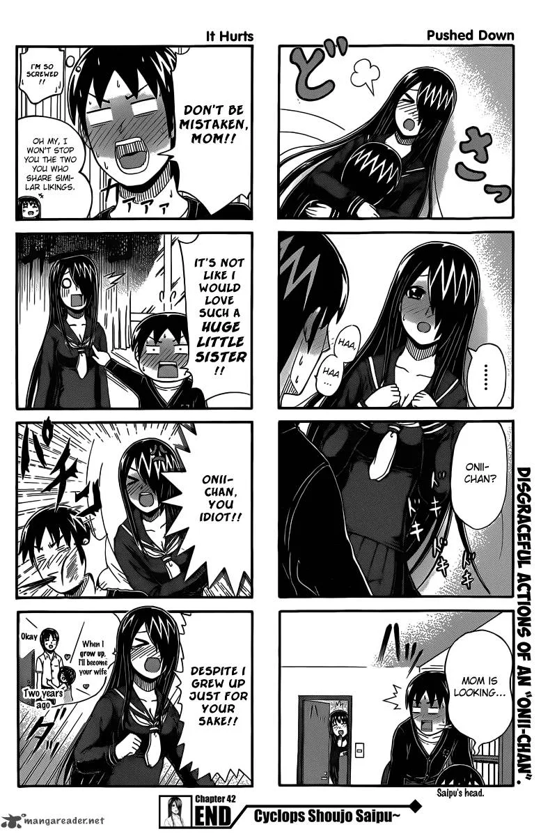Cyclops Shoujo Saipu Chapter 42 page 4