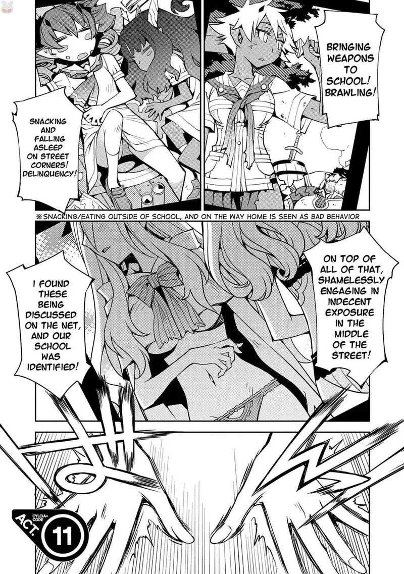 Cylcia = Code Chapter 11 page 1