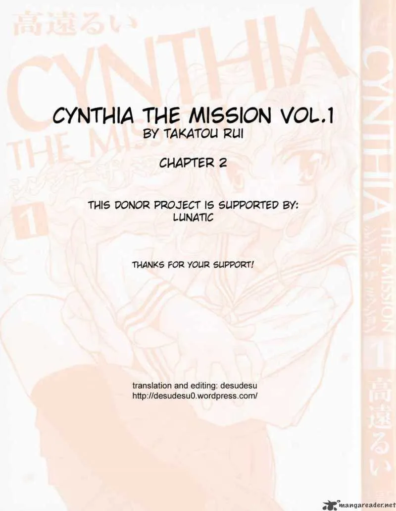 Cynthia the Mission Chapter 2 page 1