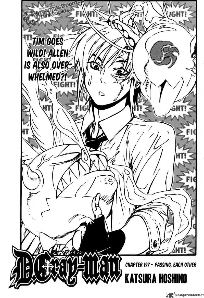 D.Gray-Man Chapter 197 page 1