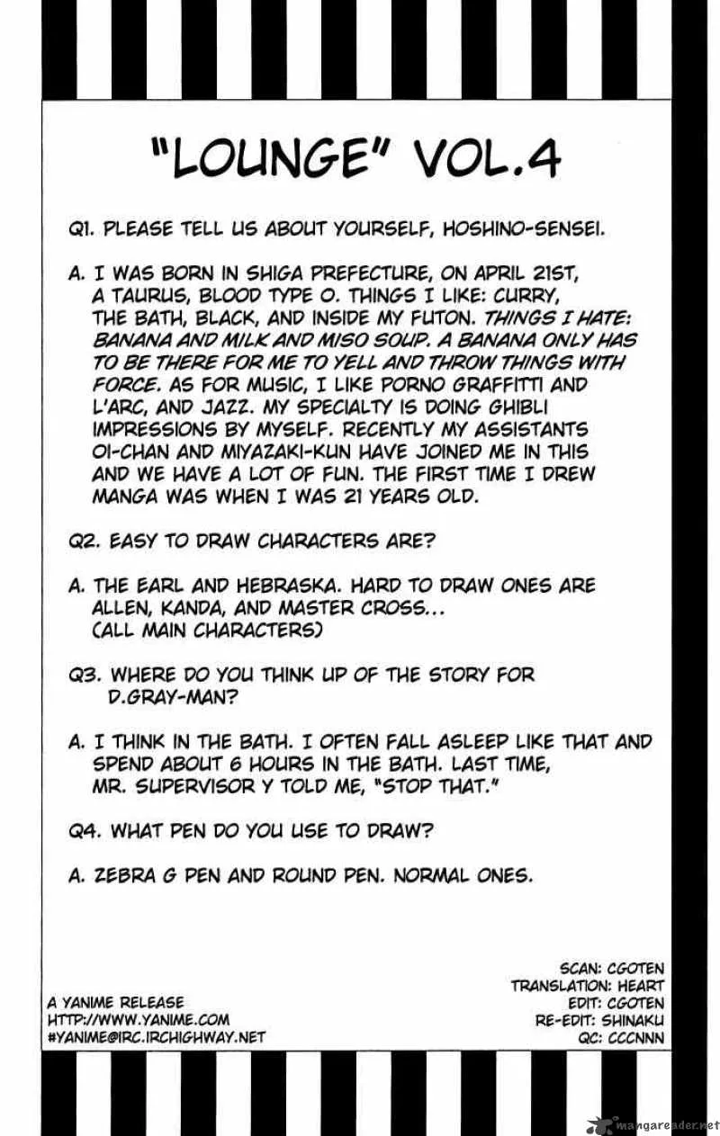 D.Gray-Man Chapter 20 page 20