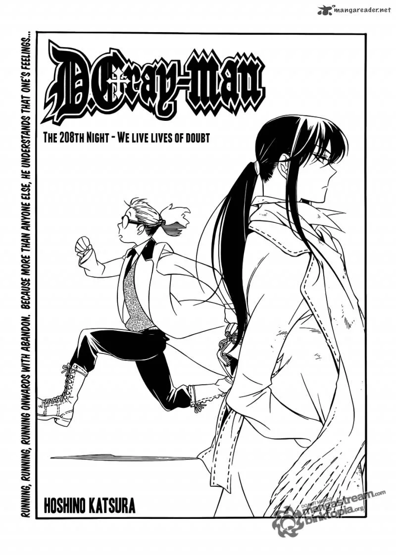 D.Gray-Man Chapter 208 page 1