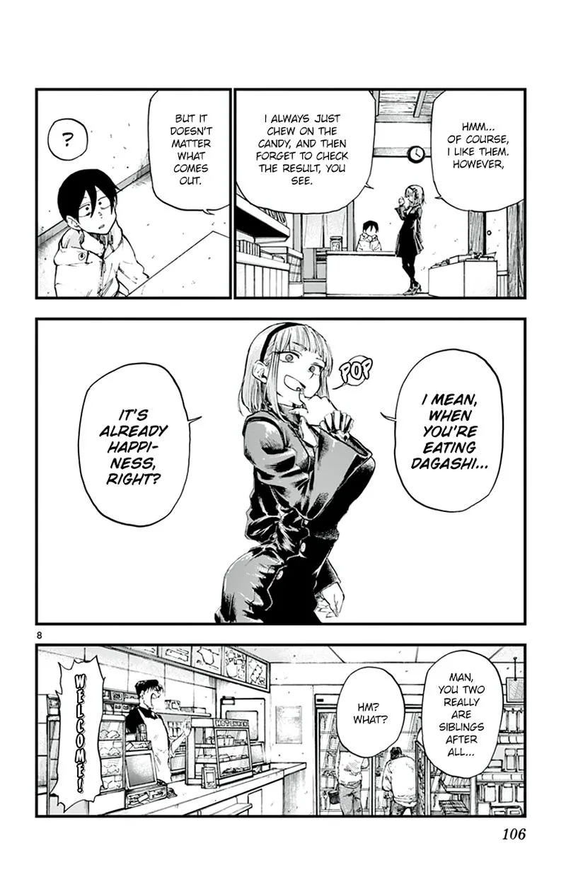 Dagashi Kashi Chapter 165 page 8