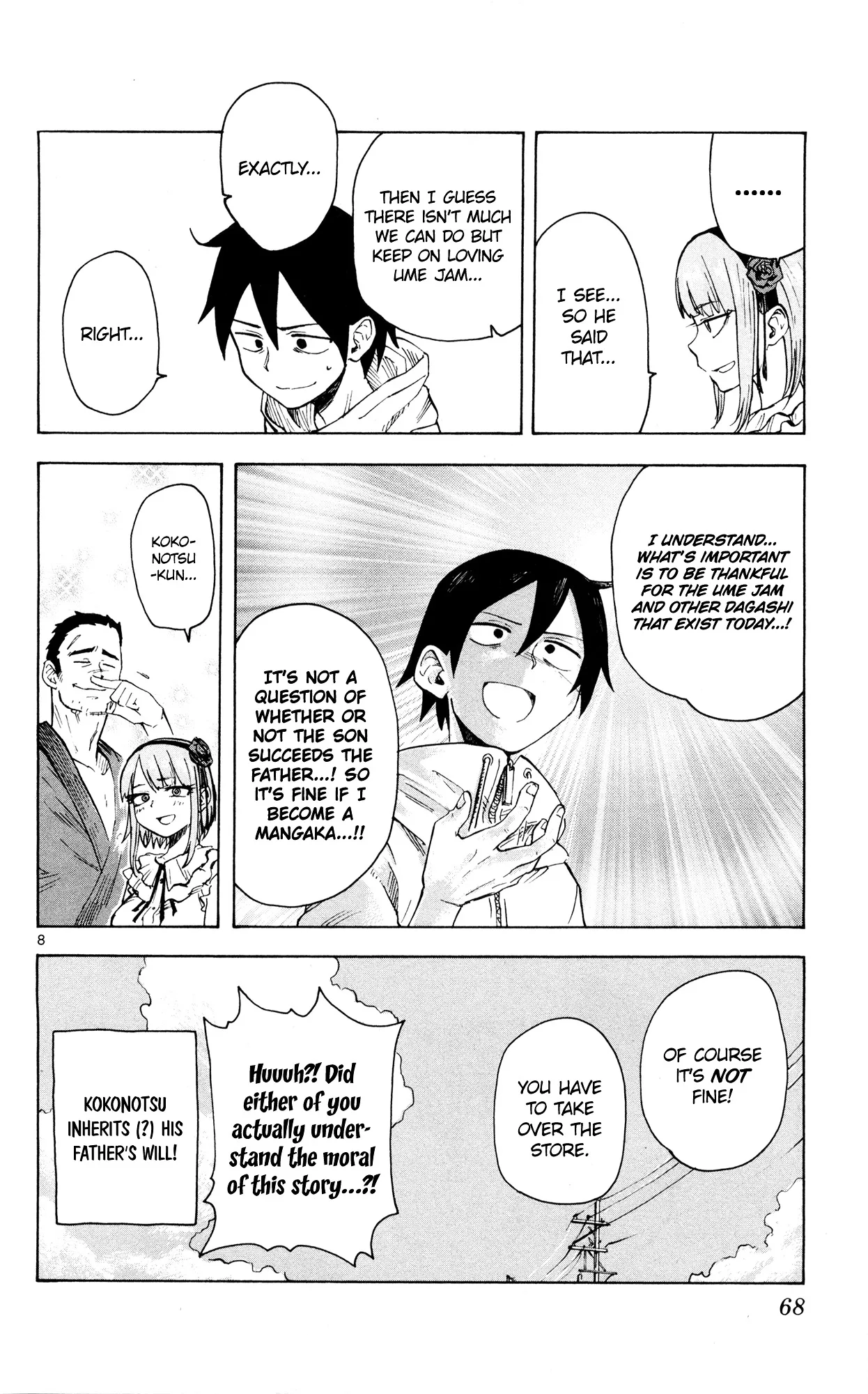 Dagashi Kashi Chapter 46 page 9