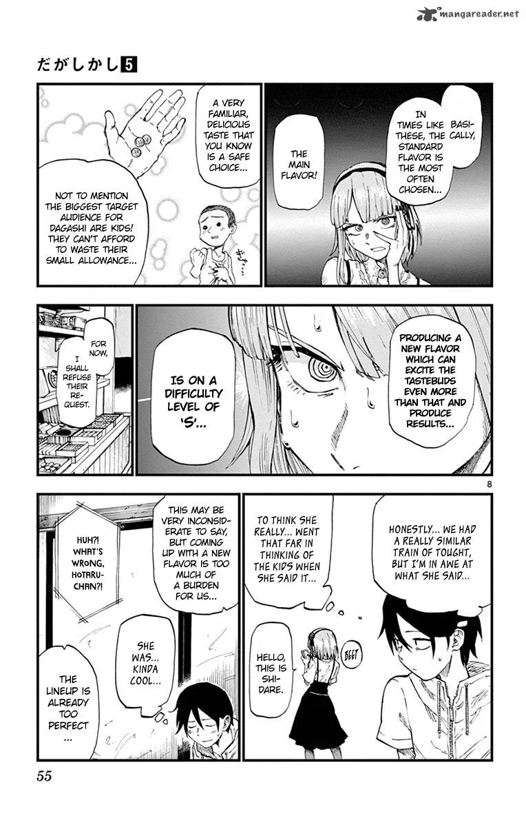 Dagashi Kashi Chapter 80 page 9