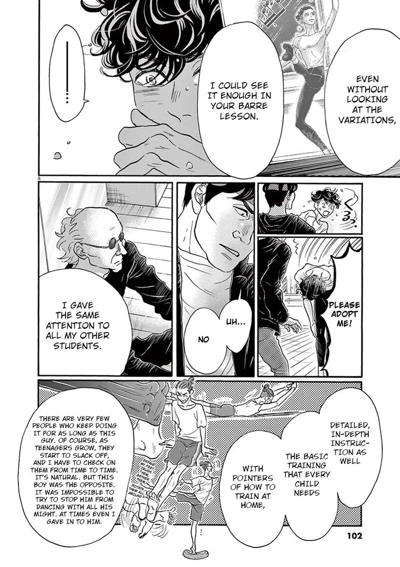 Dance Dance Danseur Chapter 124 page 8