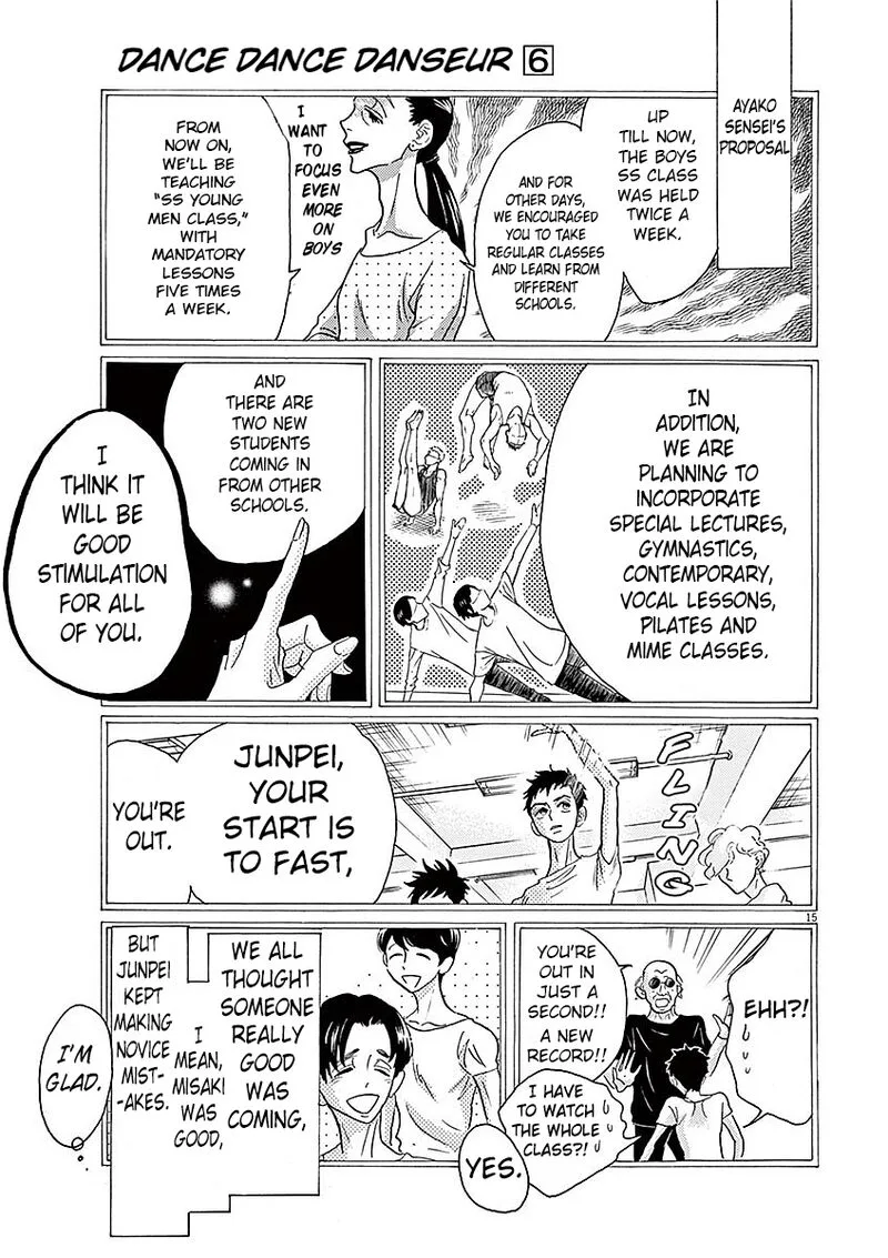 Dance Dance Danseur Chapter 53 page 15